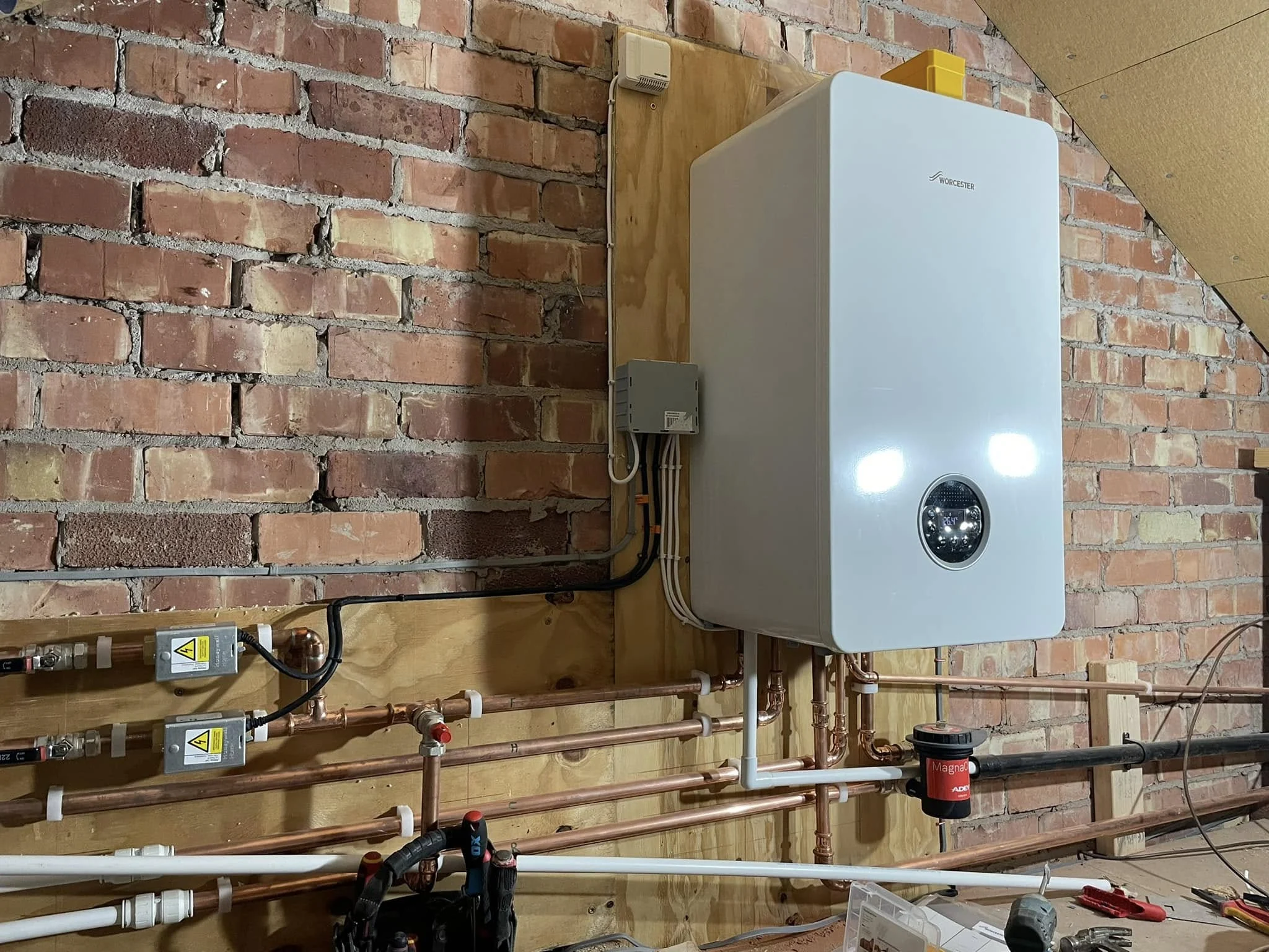 Boiler electrical installation