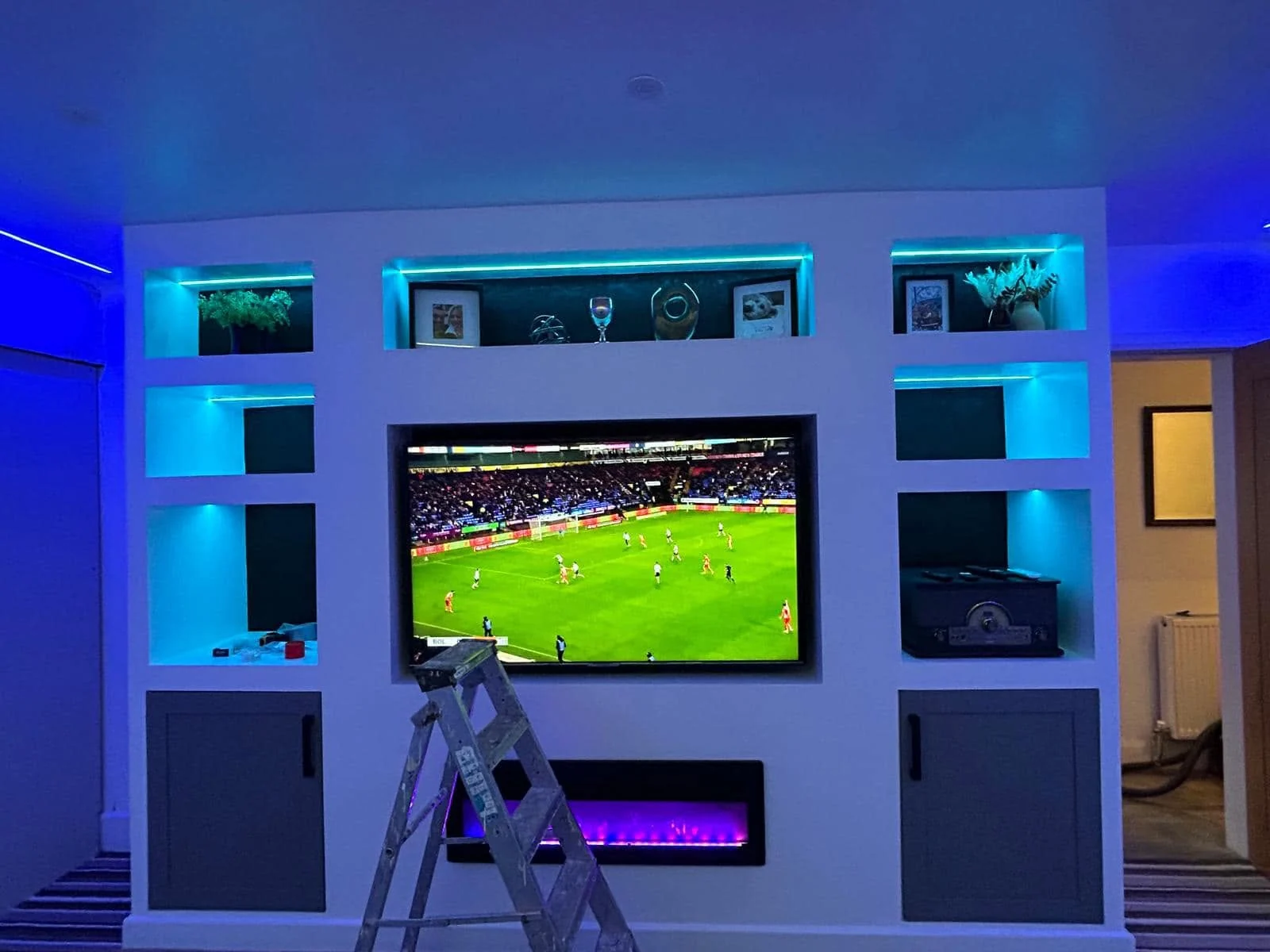 Media wall installation