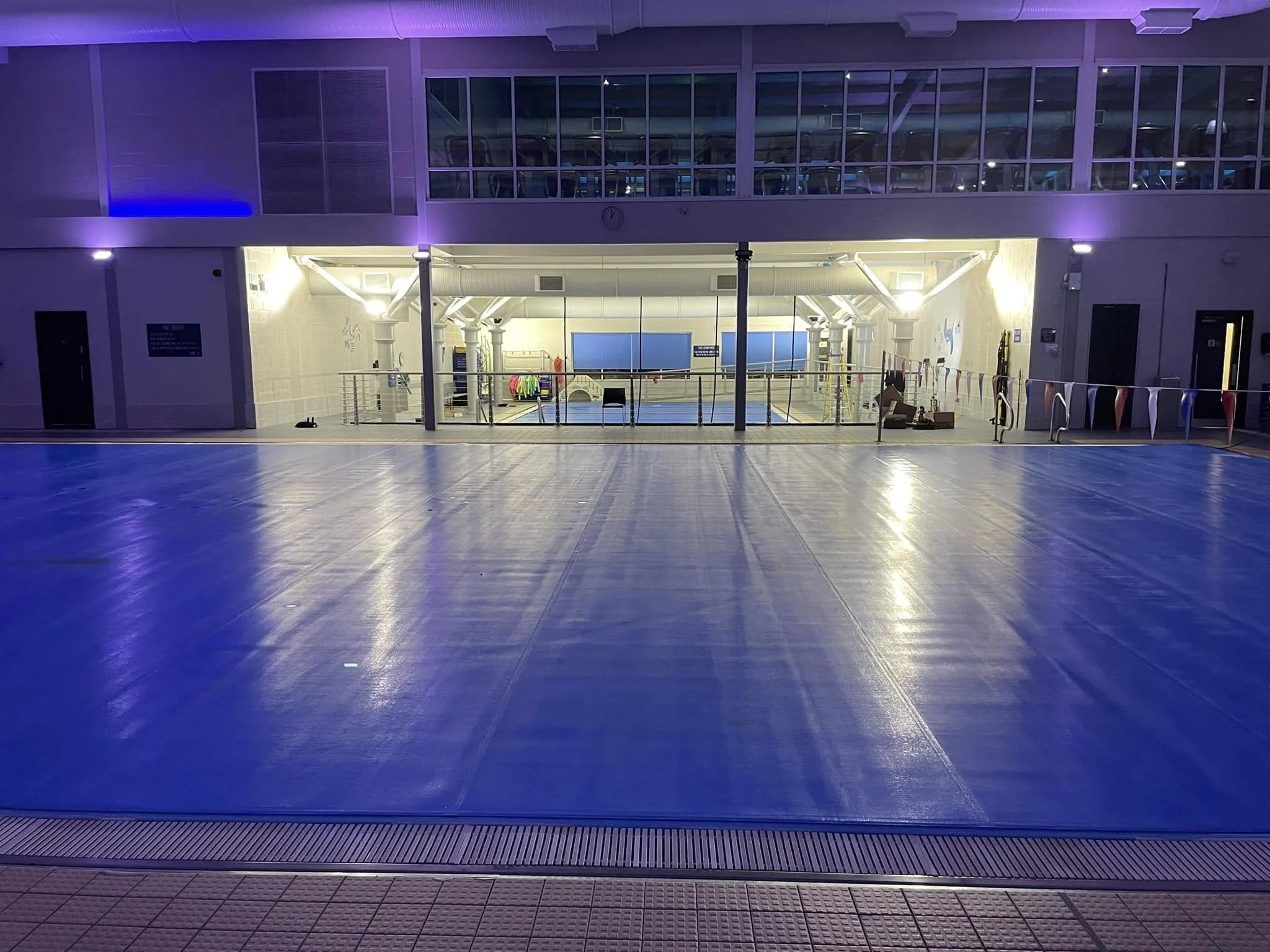 Sports hall commercial lighting